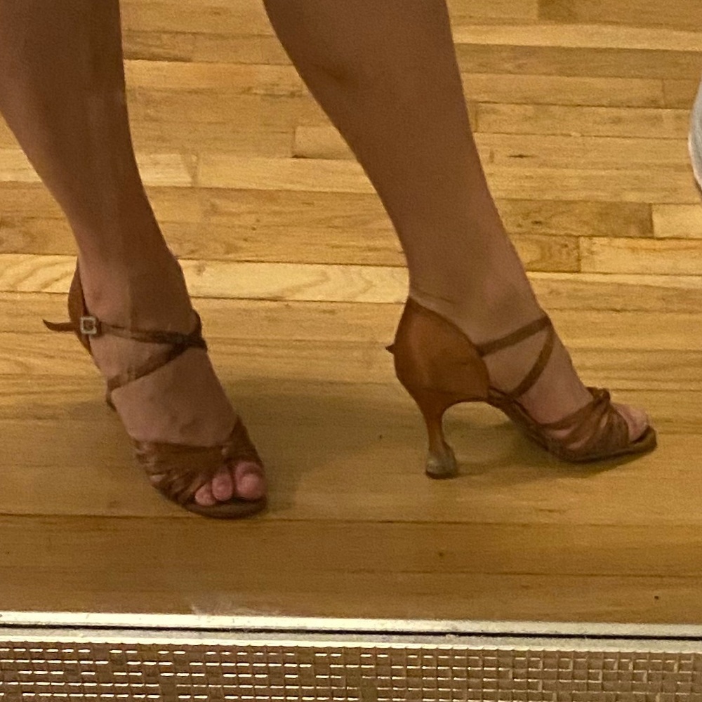Supadance latin shoes size 5.5 (tight 6)